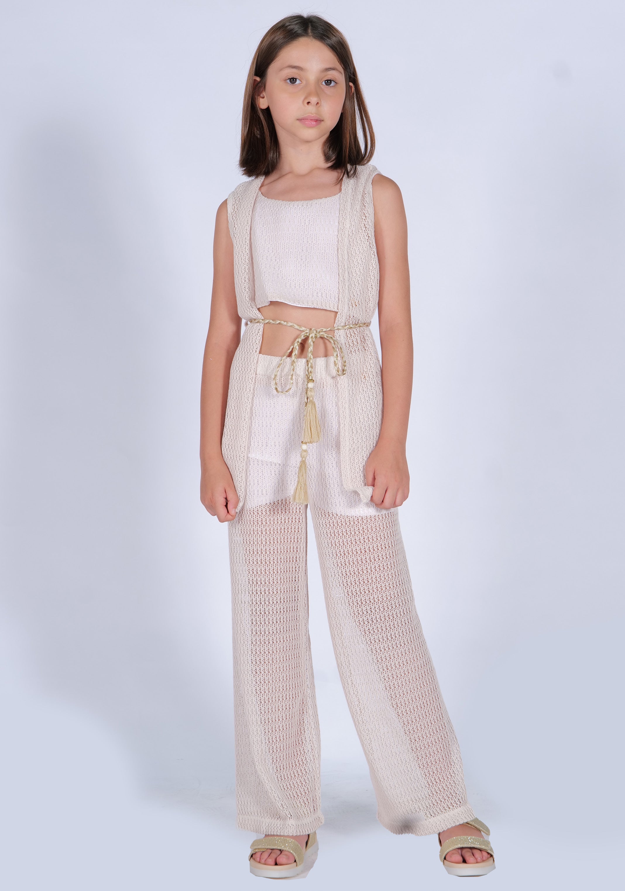 Gilet e pantalone Fun&Fun Chic bambina
