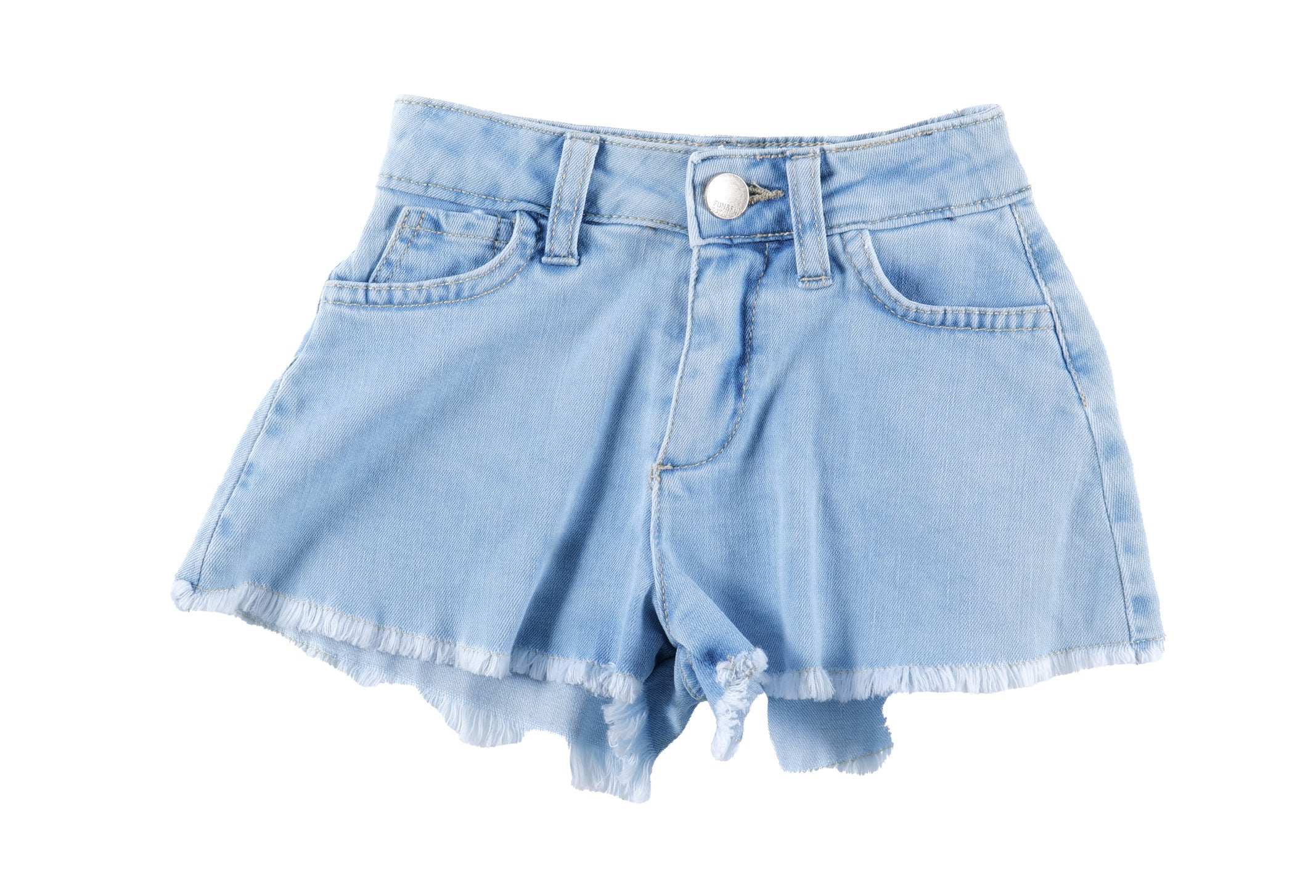 Short Denim Effetto Slavato Baby Fun&Fun bambina