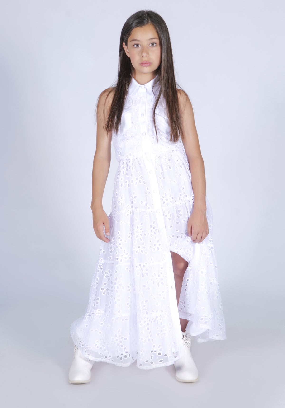 Abito chemisier in chiffon Fun&Fun bambina Junior