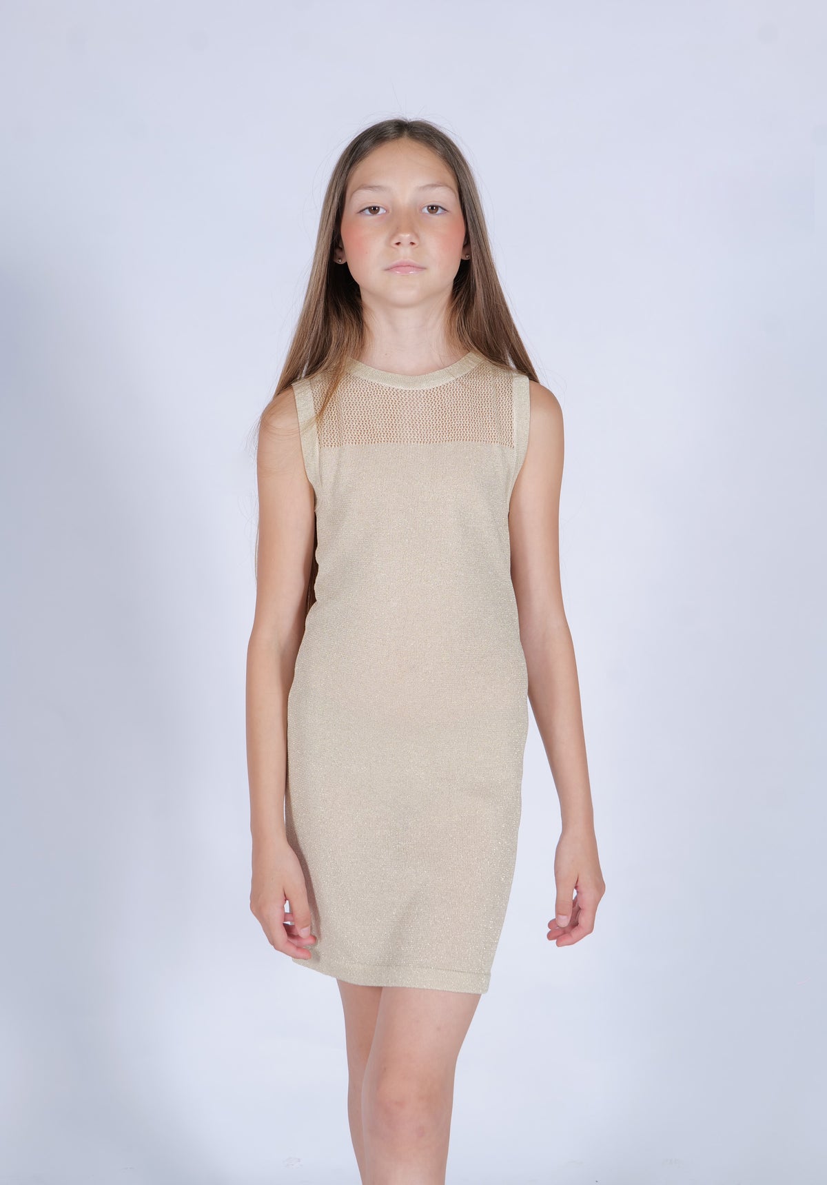 Abito Lurex Gold Fun&Fun Chic bambina