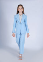 Pantalone Con Tasche Celeste Fun&Fun Chic bambina