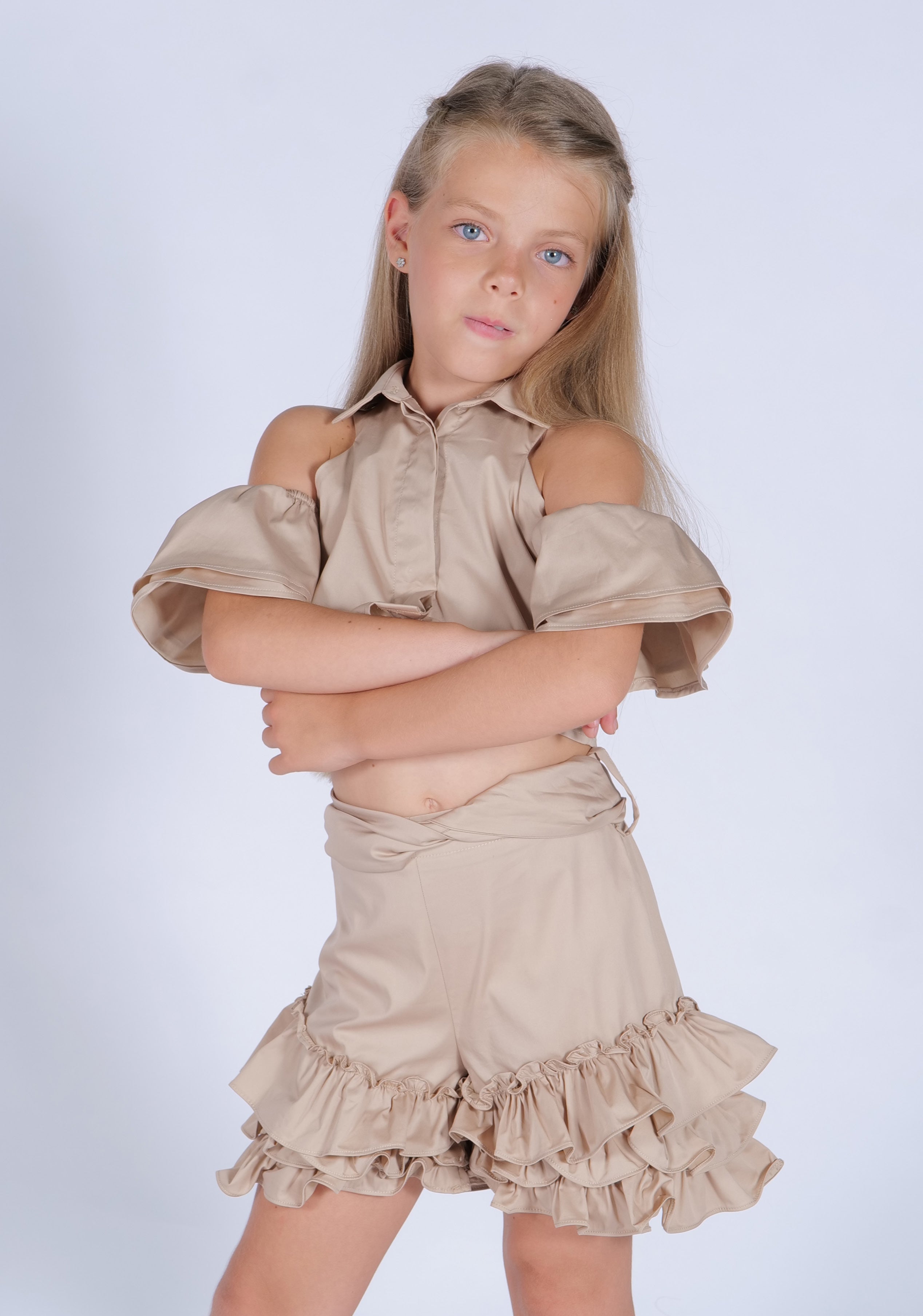 Camicia Corta con Spalline HLove bambina