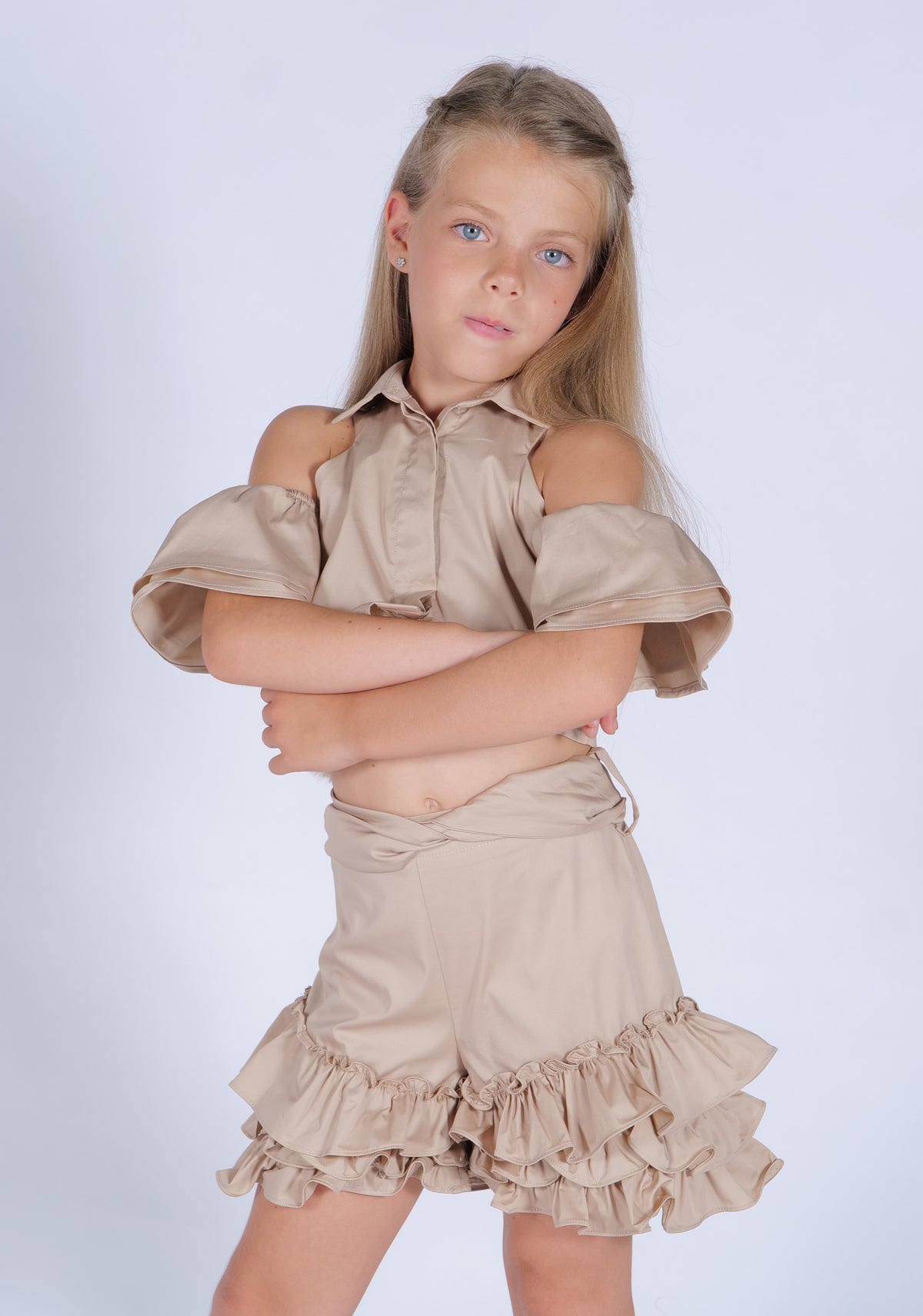 Camicia Corta con Spalline HLove bambina