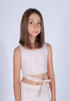 Top Cotone Panna Fun&Fun Chic bambina