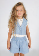 Gilet effetto denim Fun&Fun bambina