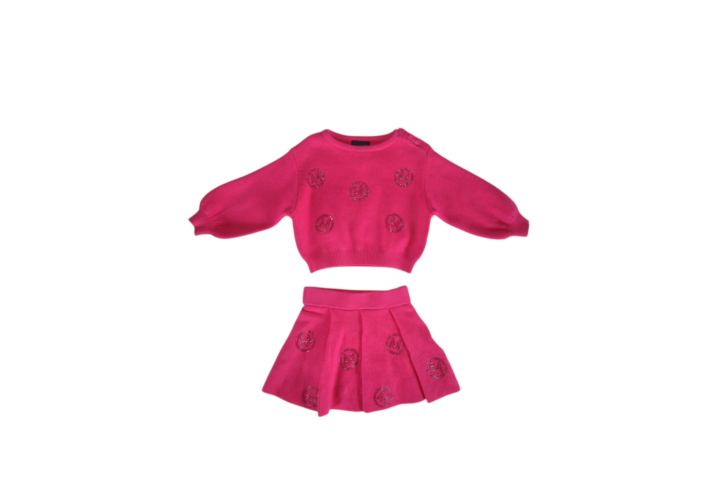 Gonna Neonata con Applicazioni “M” Iconiche Marc Ellis bambina