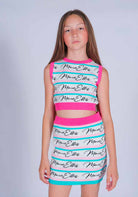 Gonna in filo jacquard modello tubino Marc Ellis bambina Junior