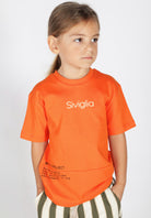 T-shirt con Scritta in Bianco e Nero Siviglia bambino