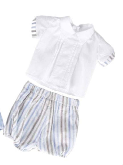 Completo con Coulotte a Righe e Maniche a Righe Siviglia bambino