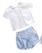 Completo Bianco Sky con Colletto Siviglia bambino