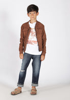 Jeans Regular Fit con Strappo Siviglia bambino