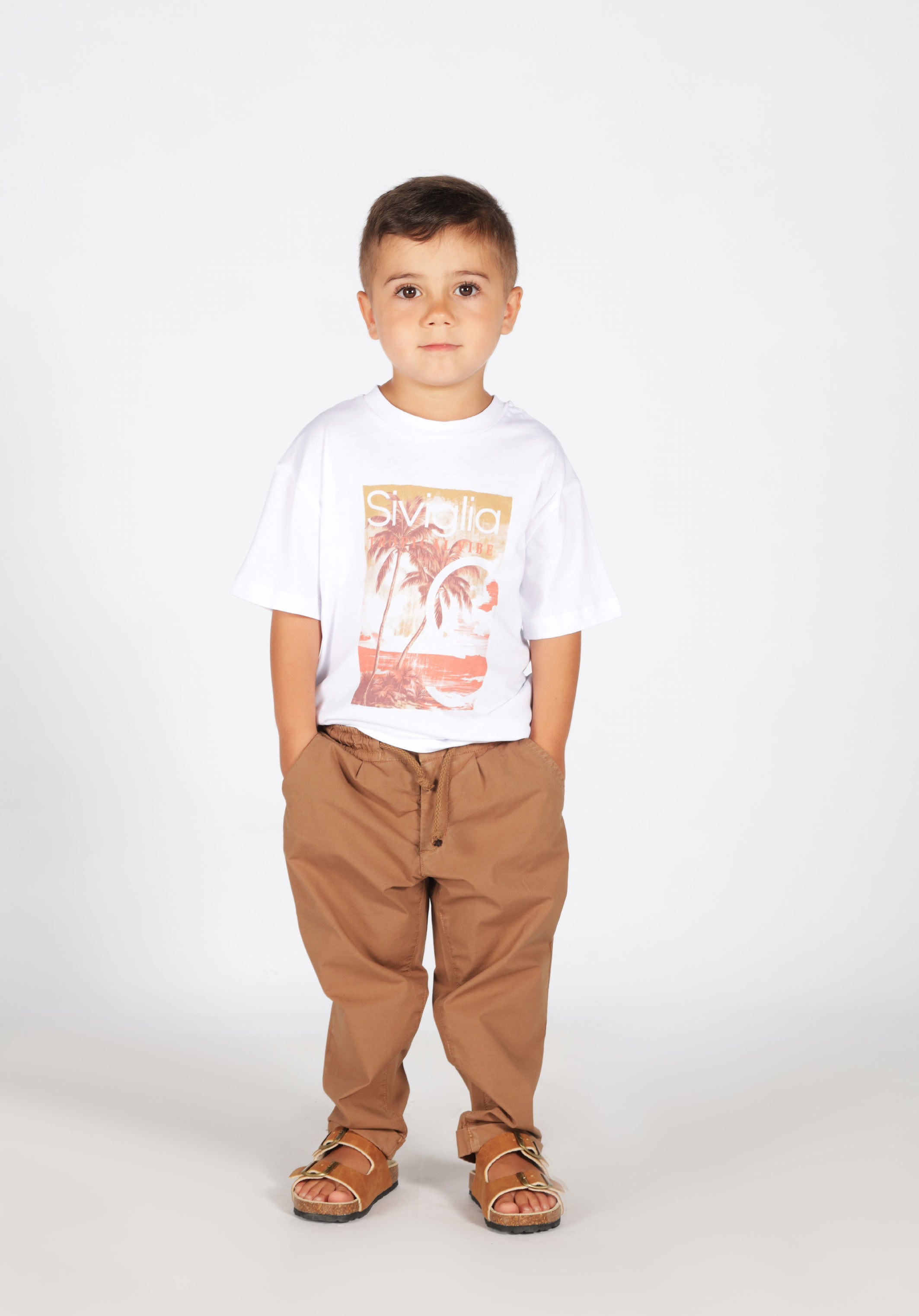 Pantalone Color Tabacco Siviglia bambino