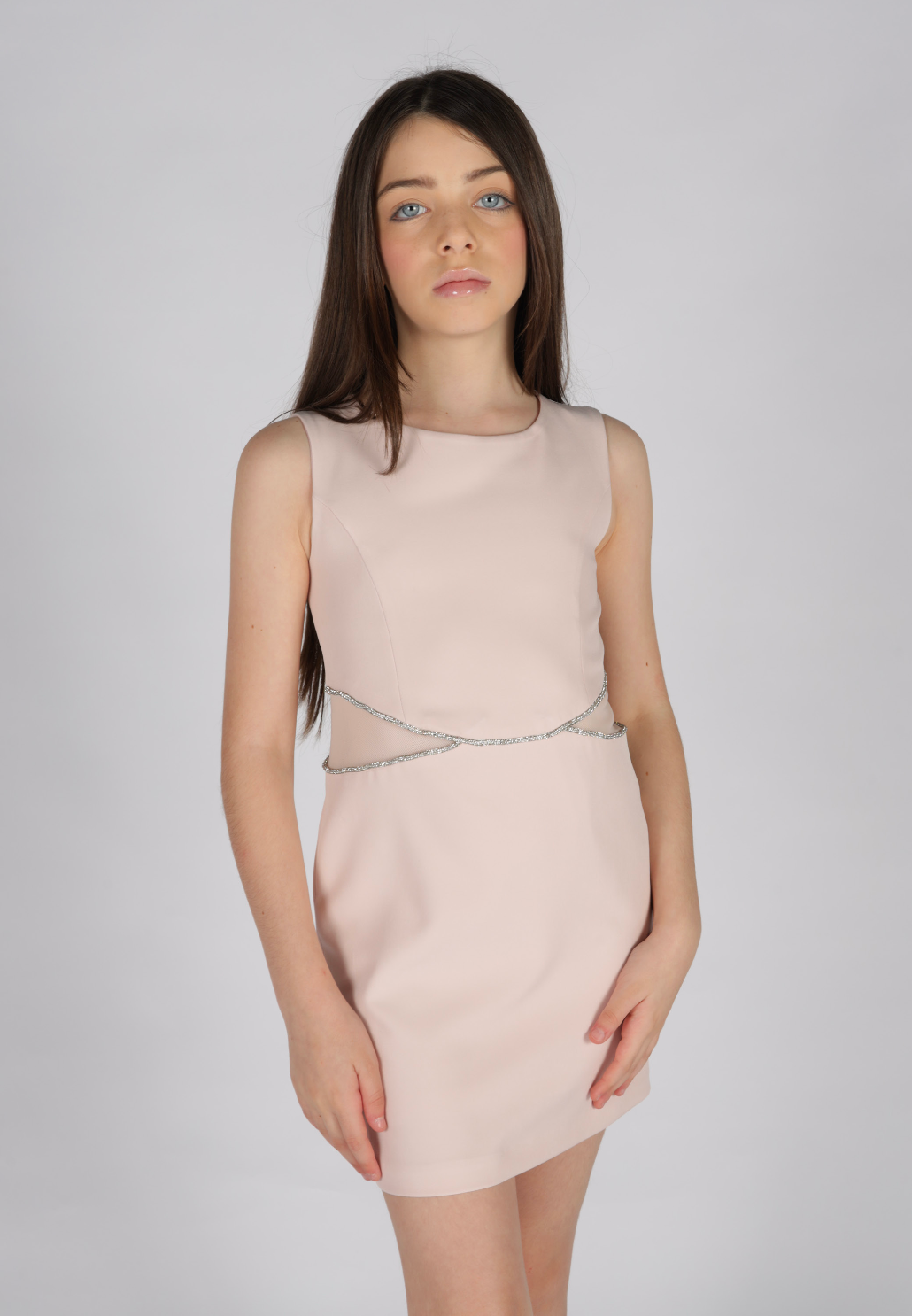 Abito passamaneria strass Fun&Fun Couture bambina