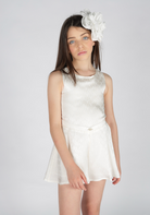 Tutina jacquard lustrato Fun&Fun Couture bambina