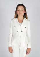 Giacca doppiopetto tessuto tecnico Fun&Fun Couture bambina