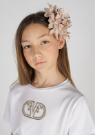 Spilla a fiore in tessuto 3 Fun&Fun Couture bambina