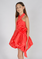 Abito halter gonna palloncino Fun&Fun Couture bambina
