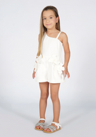 Tutina monospalla fiori Fun&Fun Couture bambina