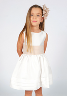 Abito Mikado fascia taffetà Fun&Fun Couture bambina
