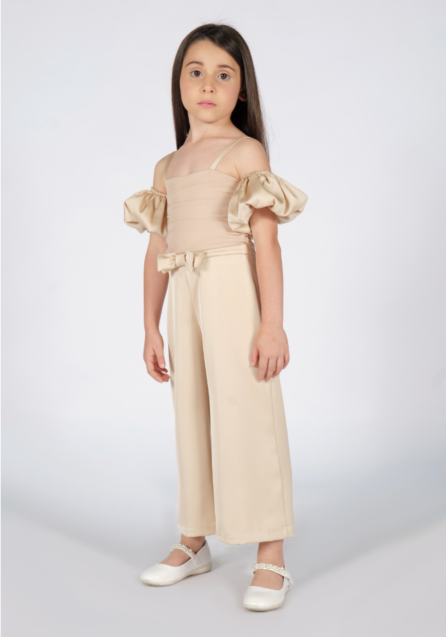 Tuta corpetto georgette Fun&Fun Couture bambina