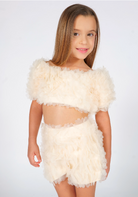 Short applicazioni floreali Fun&Fun bambina