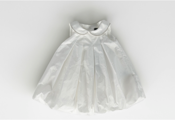 Abito giromanica taffetà Fun&Fun Couture bambina