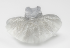 Abito pizzo fiocco tulle Fun&Fun bambina