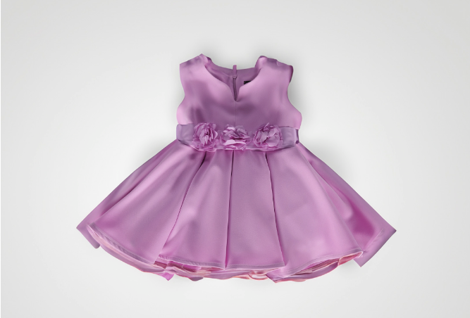 Abito cinta in taffetà Fun&Fun Couture bambina