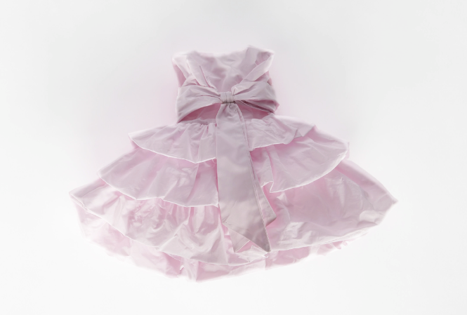 Abito gonna a balze fiocco Fun&Fun Couture bambina