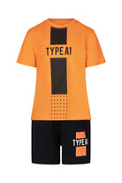 Completo Arancio e Nero Type-A1 bambino