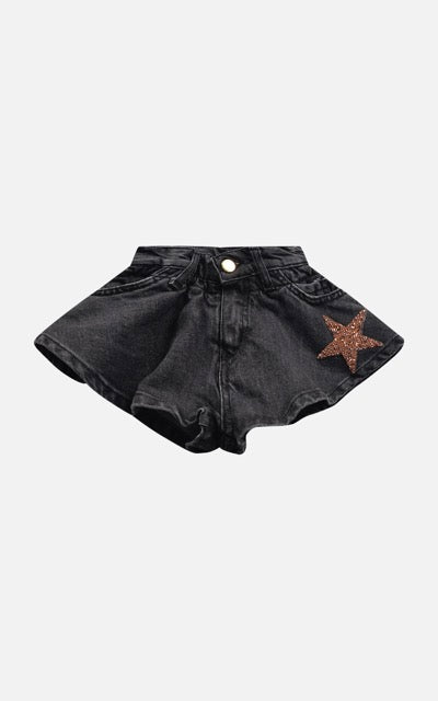 Short Denim Stella Strass Marc Ellis bambina