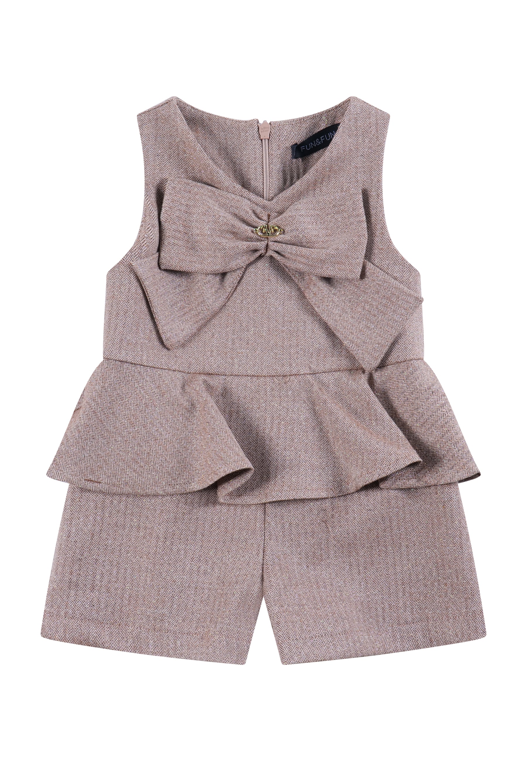 Tutina Colore Beige Neonata Fun&Fun bambina
