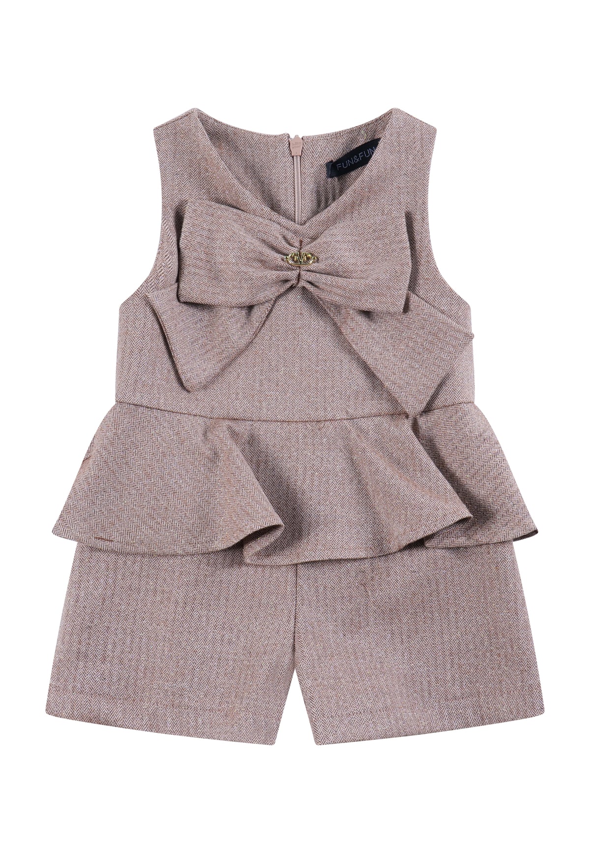 Tutina Colore Beige Neonata Fun&Fun bambina