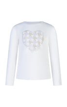 T-shirt Colore White HLove bambina