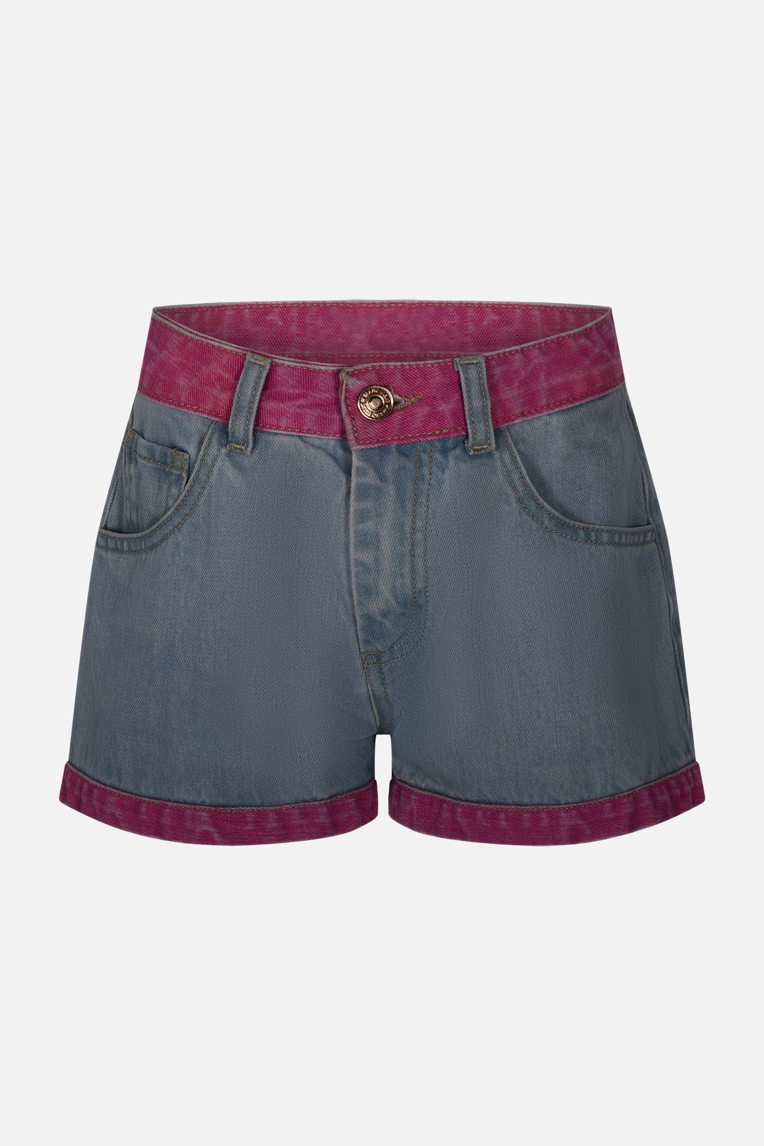 Short jeans fondo a contrasto Marc Ellis bambina Junior