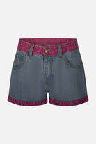 Short jeans fondo a contrasto Marc Ellis bambina Junior