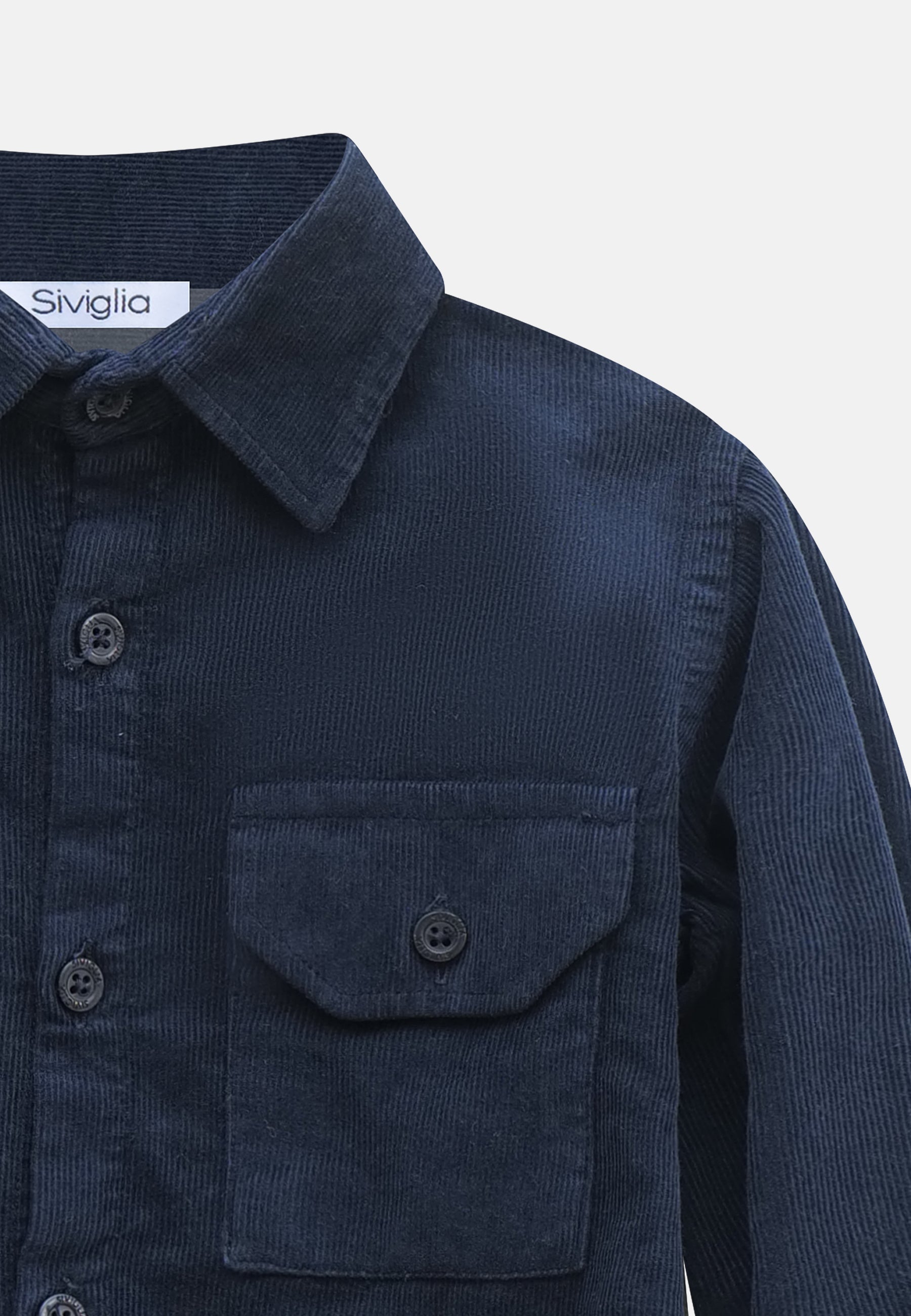Camicia Blu Navy Neonato Siviglia bambino