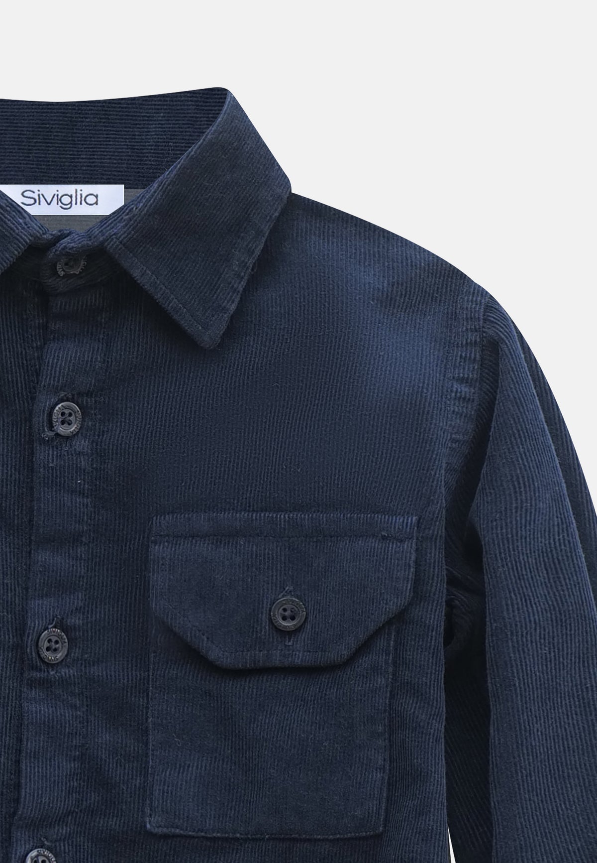 Camicia Blu Navy Neonato Siviglia bambino