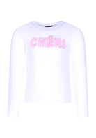 T-shirt bianco panna Fun&Fun Chic bambina