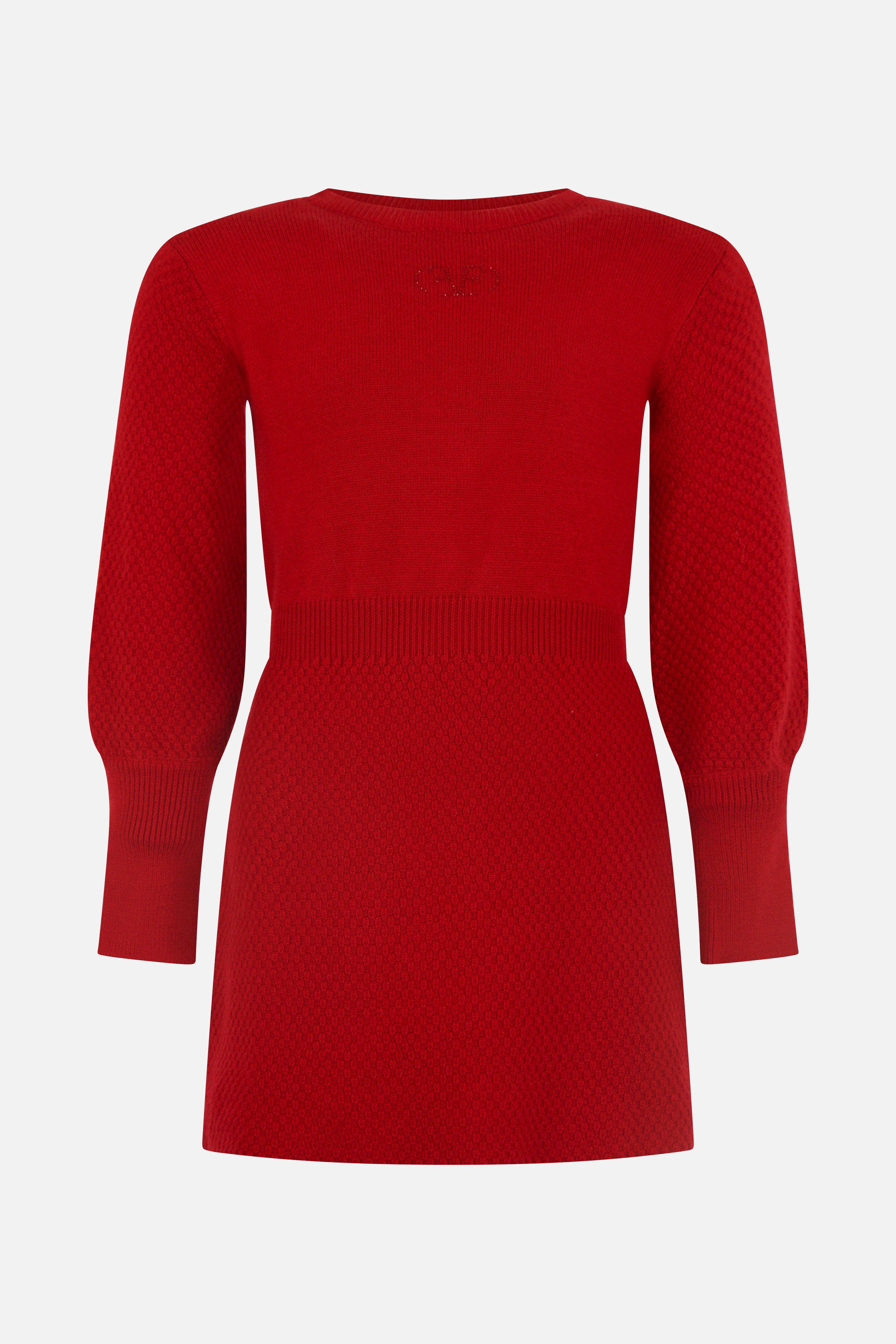 Abitino in Maglia con Ricamo Logo Baby Fun&Fun Bambina - FW26