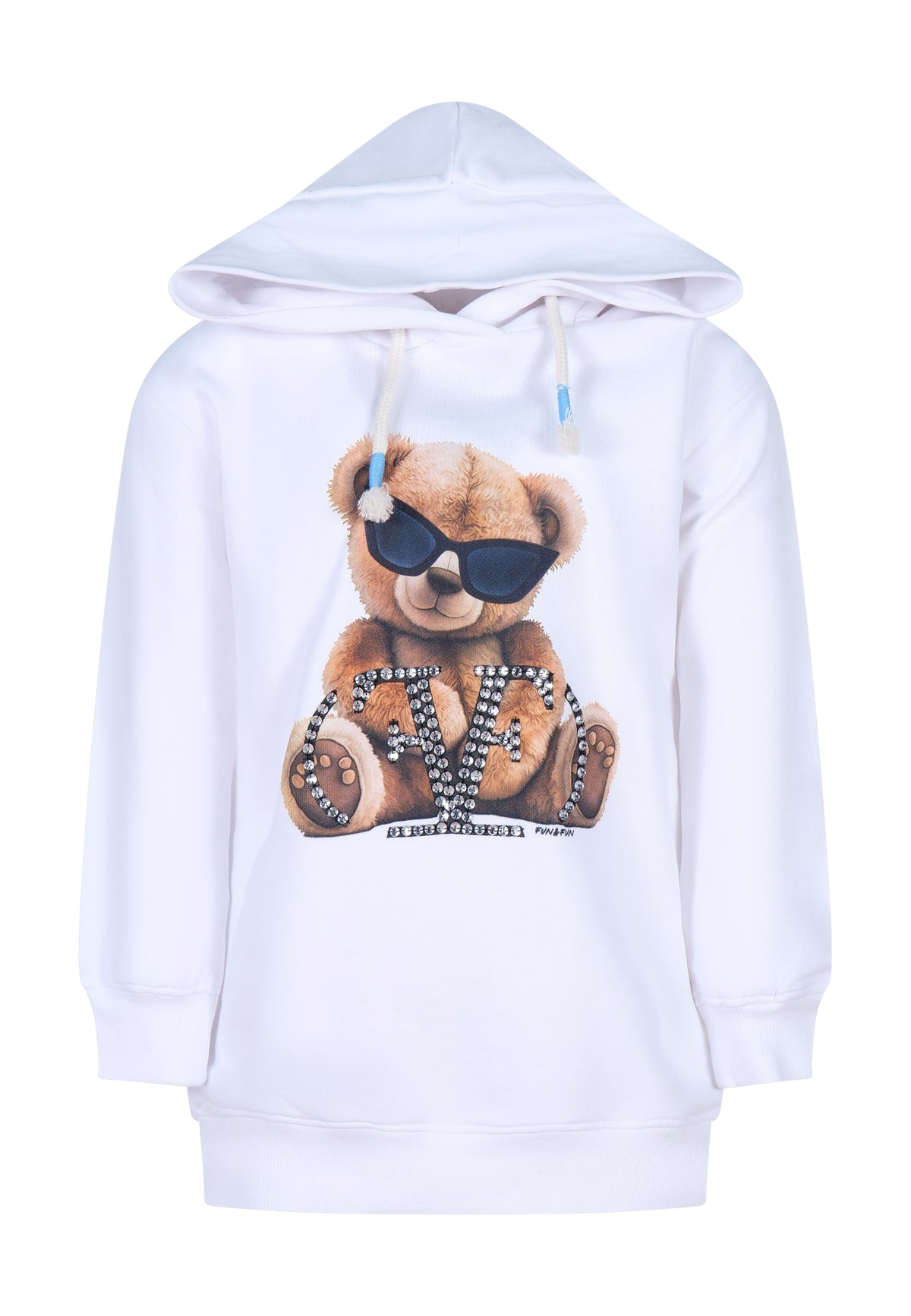 Abito bianco Fun&Fun bambina Baby