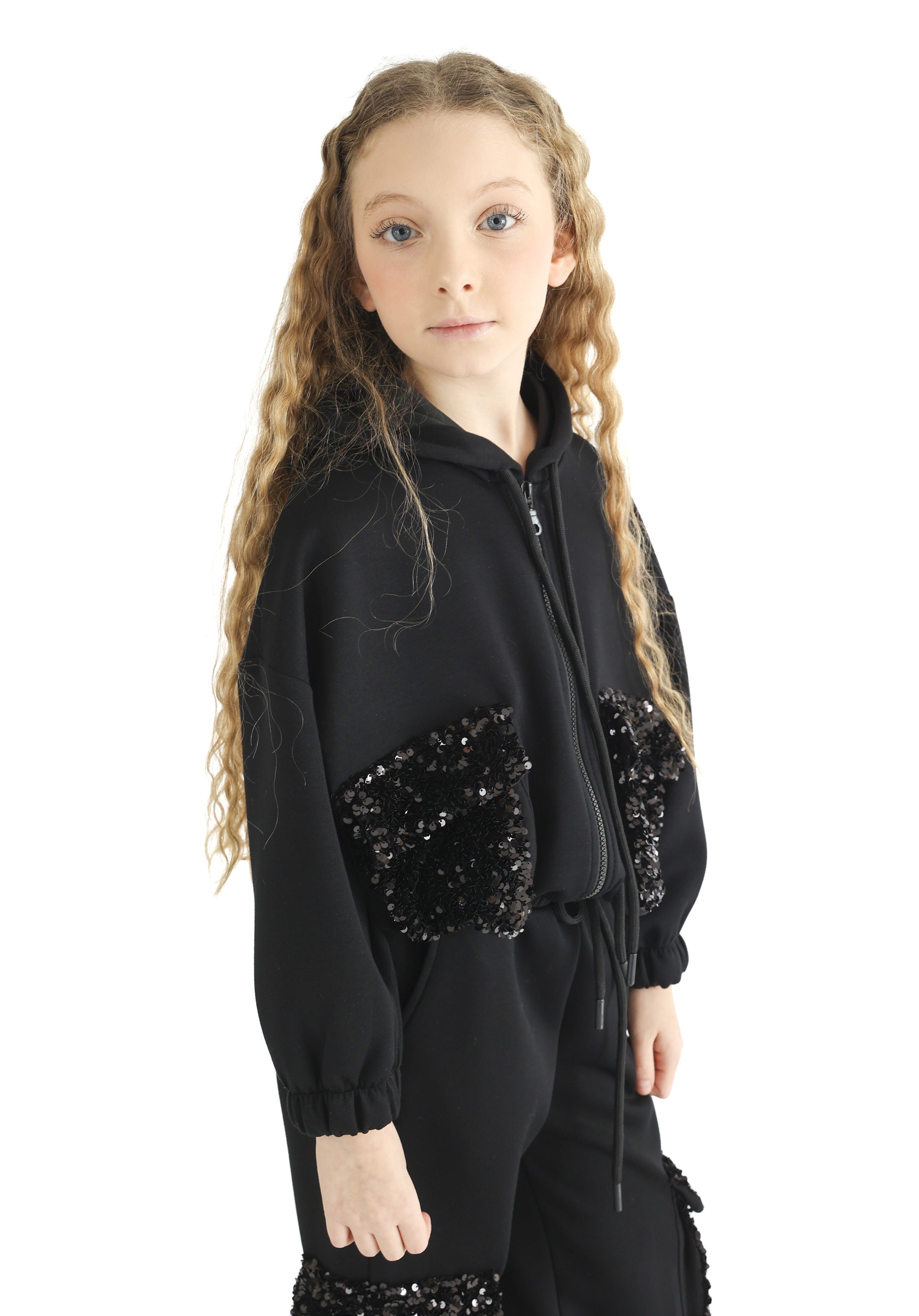 Pantalone in Felpa con Paillettes Junior Marc Ellis Bambina - FW26