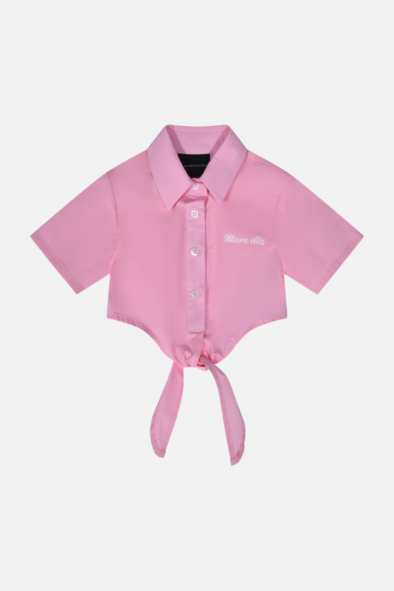 Camicia cotone con nodo Marc Ellis neonata