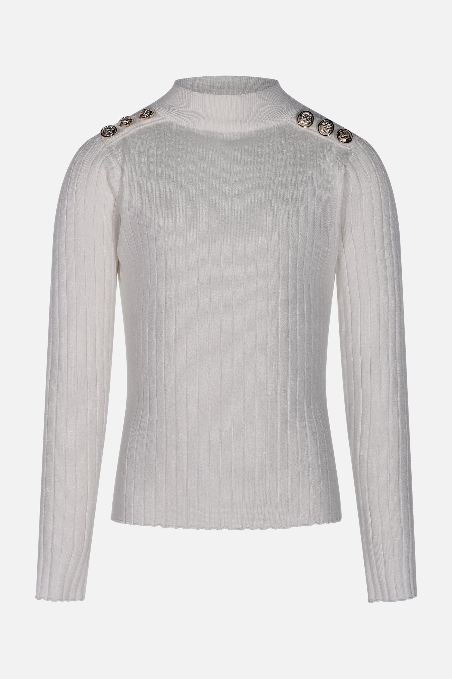 Maglia in lana bianco panna 2 Fun&Fun Chic bambina