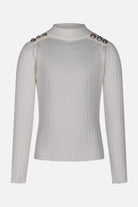 Maglia in lana bianco panna 2 Fun&Fun Chic bambina