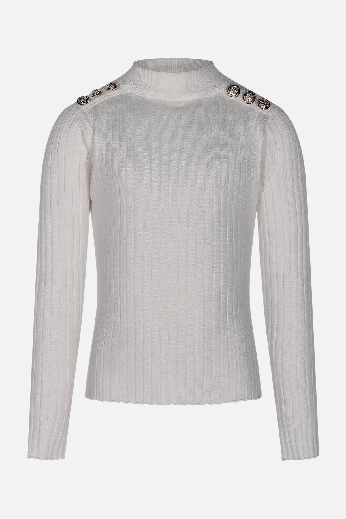 Maglia in lana bianco panna 2 Fun&Fun Chic bambina