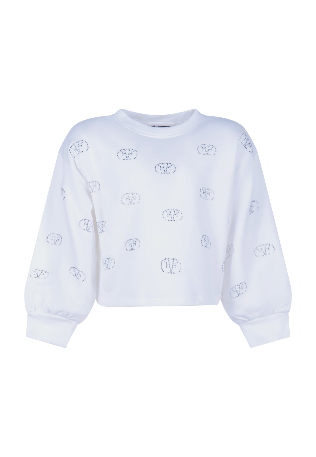 Felpa Colore Off White Fun&Fun bambina
