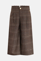 Pantalone Palazzo a Quadretti Baby Fun&Fun Bambina - FW26