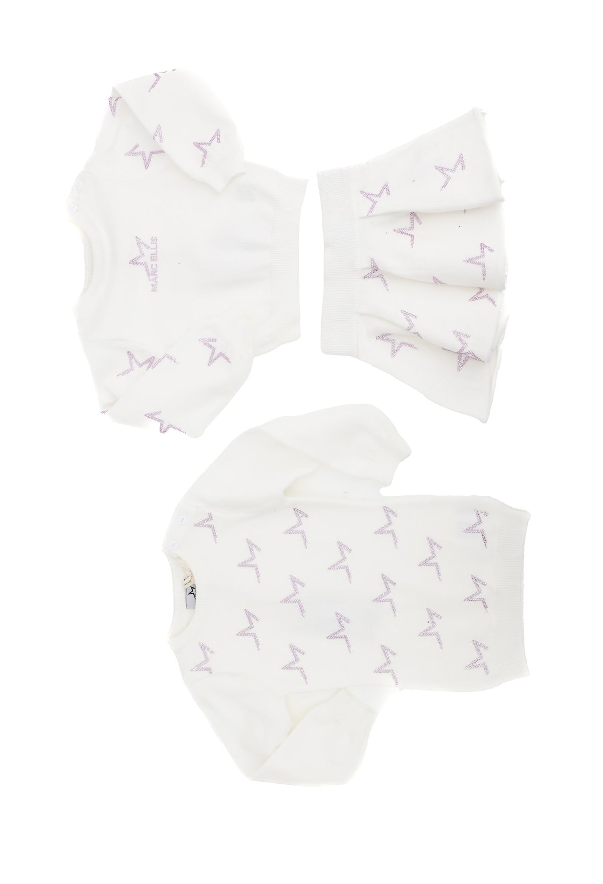 Maglia con Strass Neonato Marc Ellis Bambina - FW26