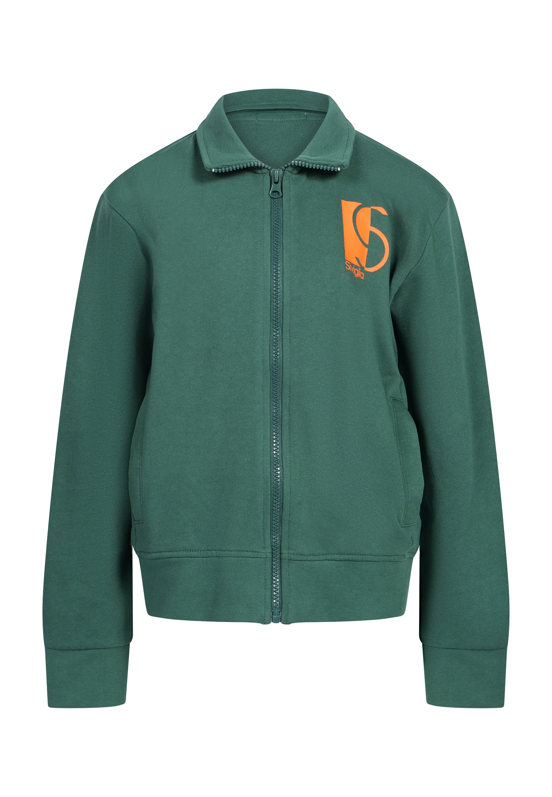 Felpa full zip logo Junior Siviglia bambino